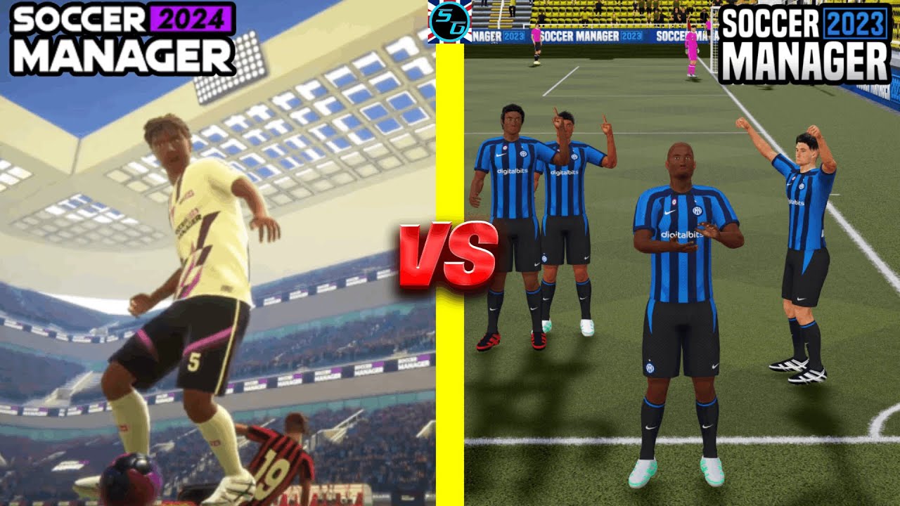 THIS IS INCREDIBLE! SOCCER MANAGER 2024 VS SOCCER MANAGER 2023