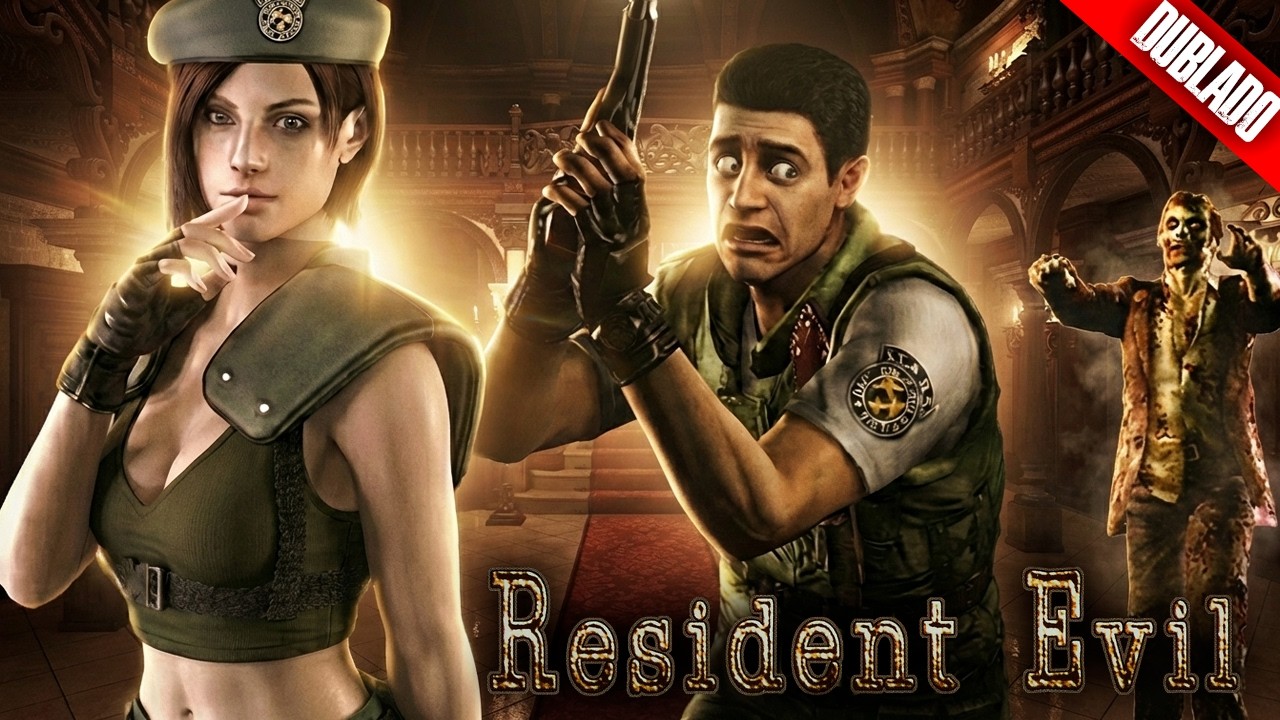 🔴 RESIDENT EVIL 1 PELA PRIMEIRA VEZ E COM DUBLAGEM SUSPEITA KKK