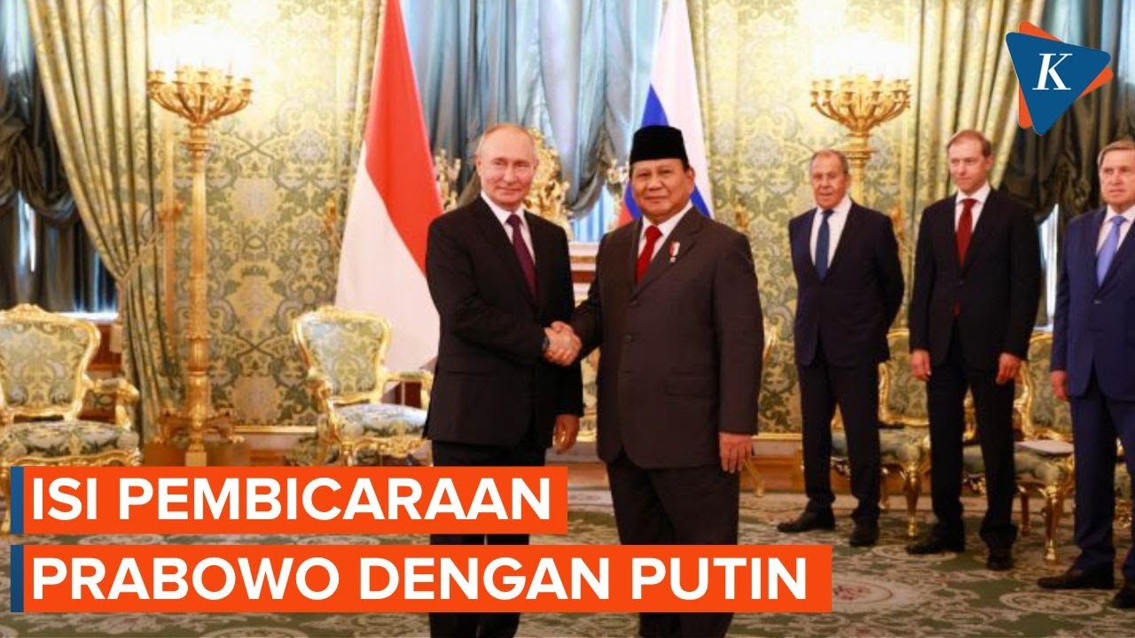[FULL] Isi Pembicaraan Prabowo dengan Presiden Rusia Vladimir Putin