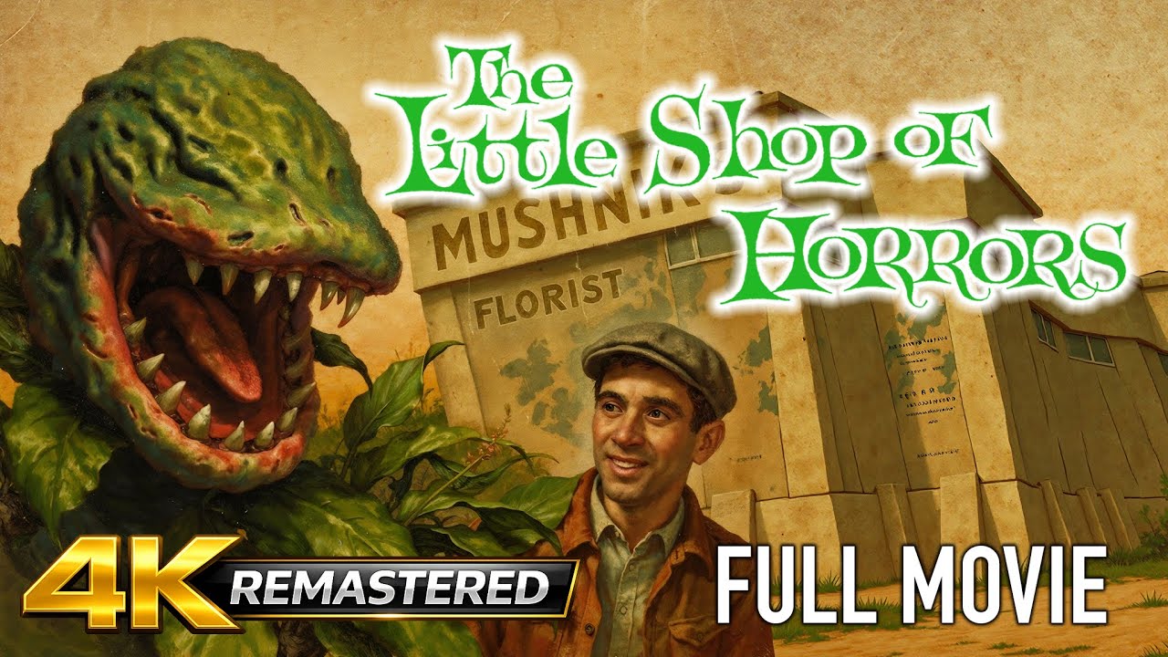 The Little Shop of Horrors (1960) | 4K Remastered | Full Horror Comedy Movie | Roger Corman