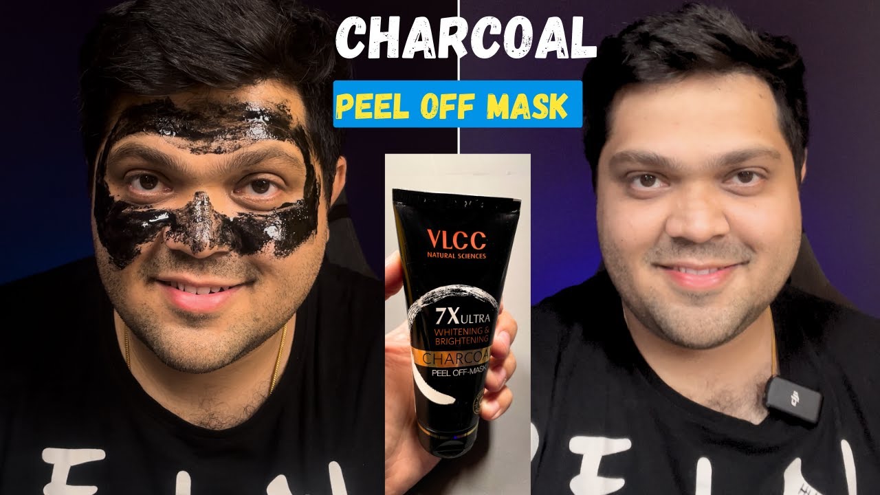 Best Charcoal Peel Off Face Mask For Summers on Amazon | Vlcc Peel Off Face Mask For Male / Female