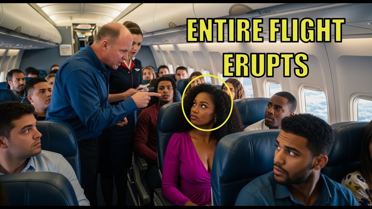 WHITE PASSENGER DEMANDS BLACK WOMAN BE REMOVED — THE ENTIRE PLANE STANDS BY HER