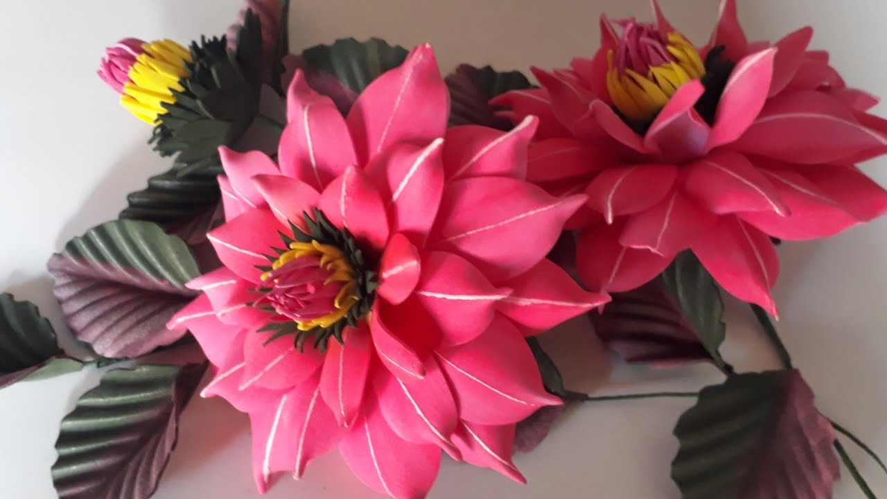 Flores  em  e.v.a sem frisadores!