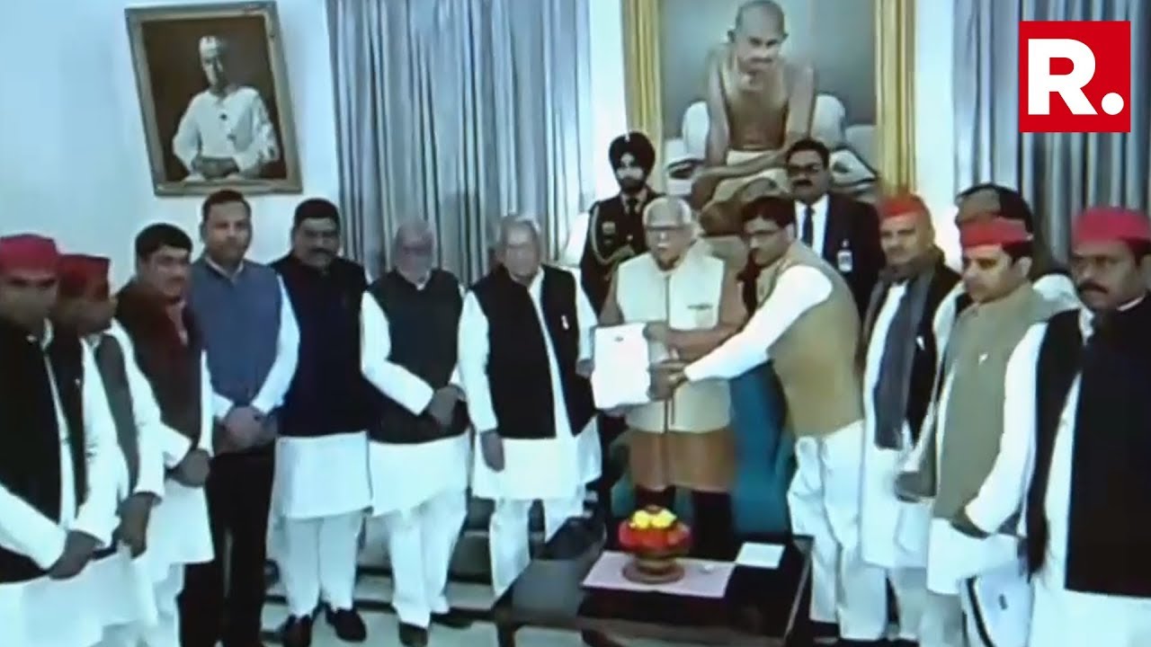 SP-BSP Delegation Meets U.P Governor Ram Naik