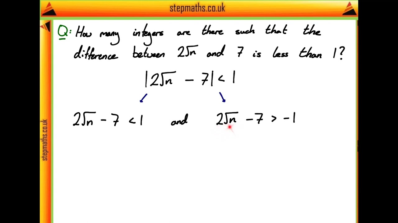 IMAT 2011 - Q78 - Maths - Algebra.mov - Worked Solution