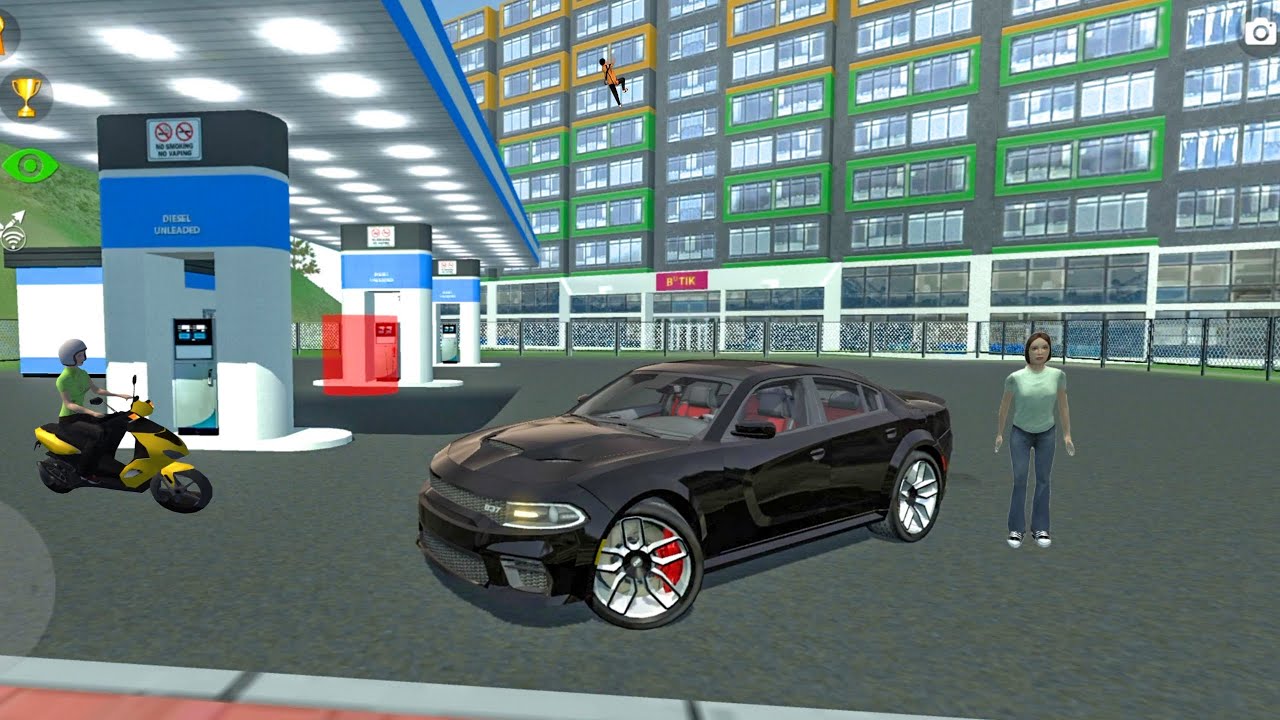 Car Simulator 2 | Dodge Charger SRT Hellcat Unlocked🤩 Gas Station | Car Games Android Gameplay