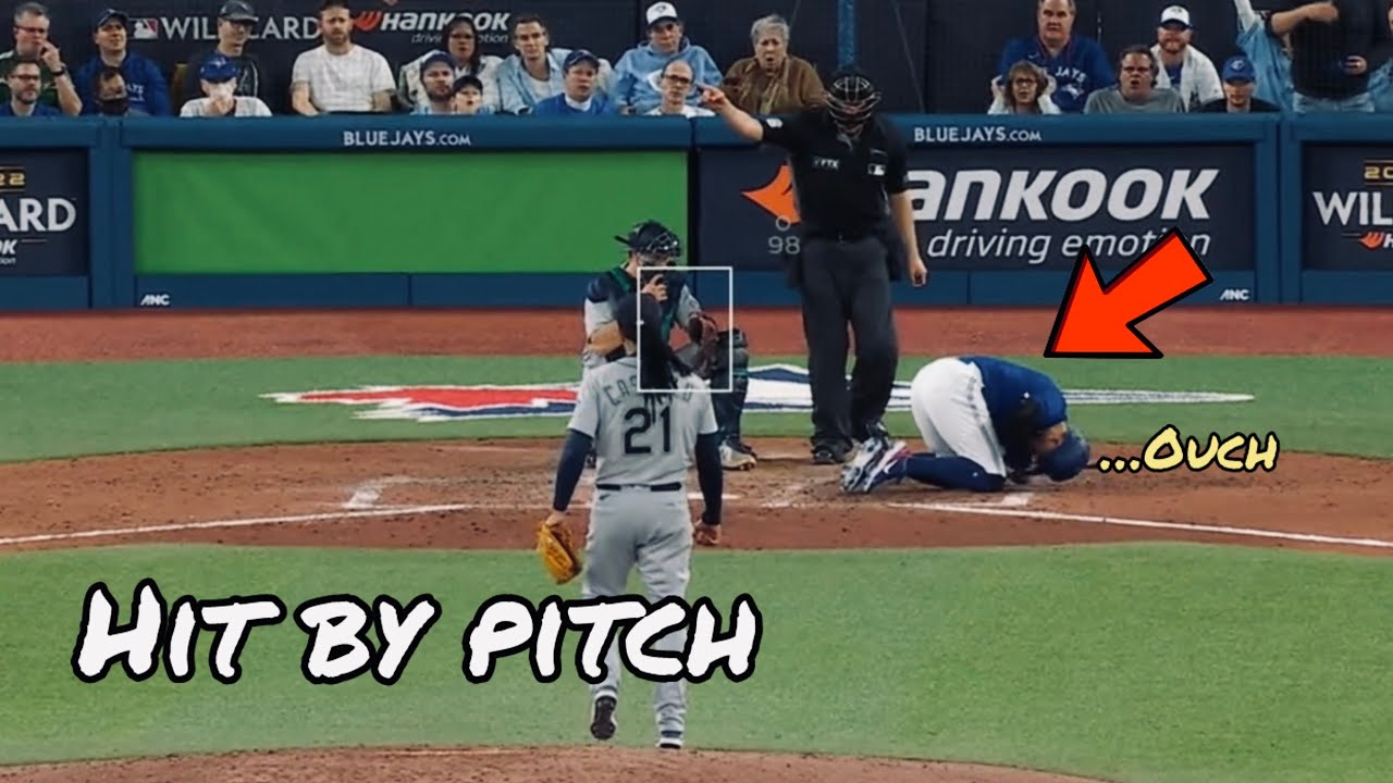MLB / Aggressive Hit By Pitch (no human Pitcher)