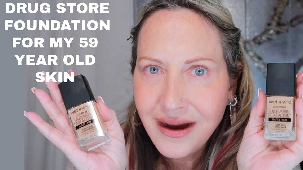 A must have drug store foundation for over 50 skin, plus more drug store favorites. #over50