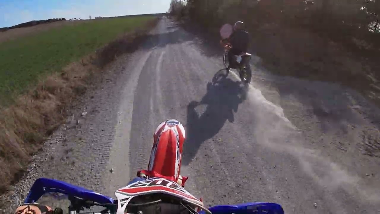Honda CRF 250 testy & EXC 250 wheelie przelot