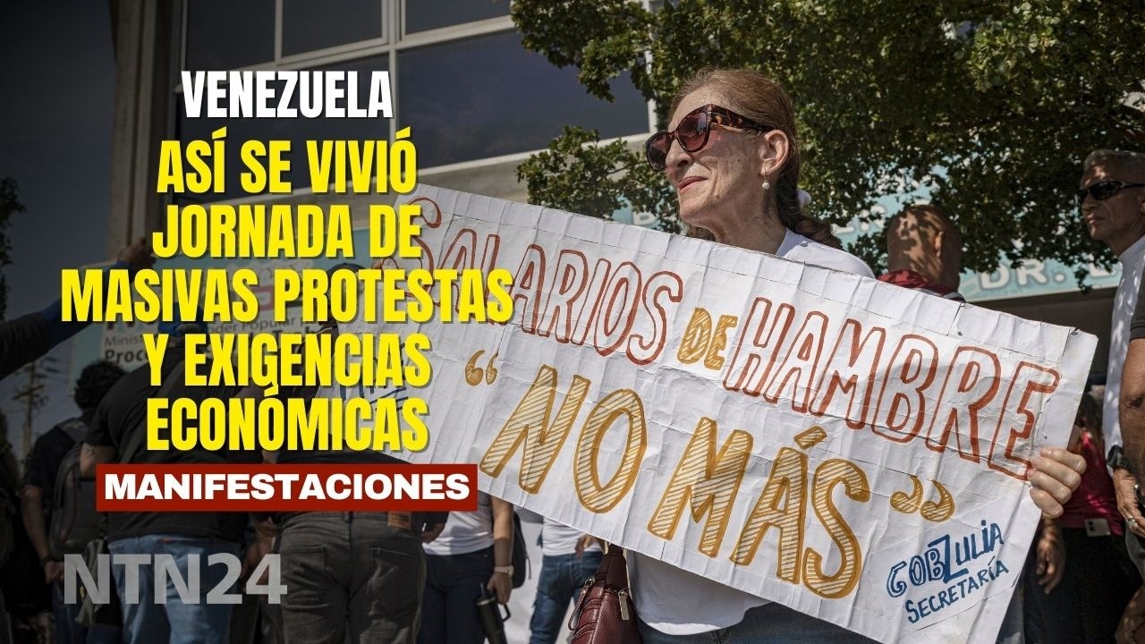 Venezolanos vuelven a las calles: así se vivió jornada de masivas protestas y exigencias económicas