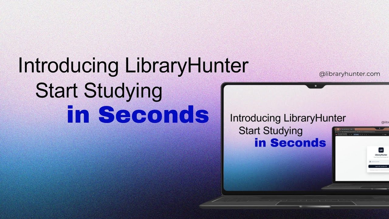 🚀 LibraryHunter Demo &mdash; Find a Study Seat in Seconds 🔎📚