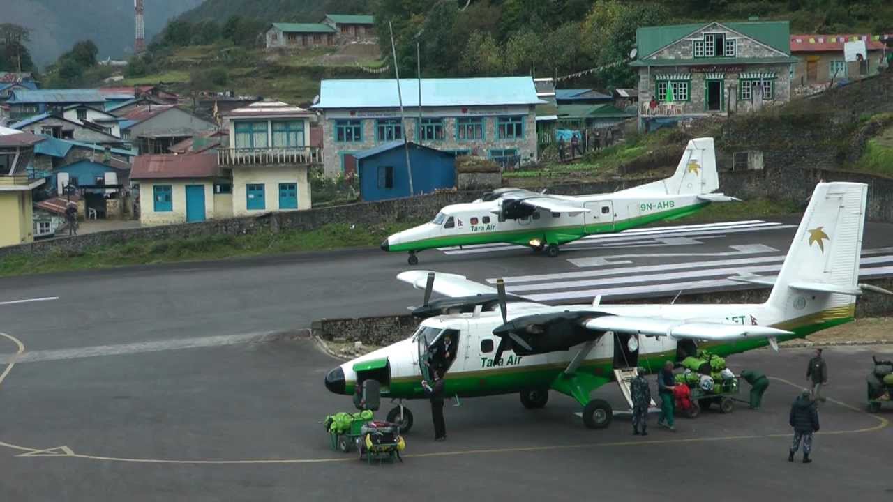 Lukla airport • Air show