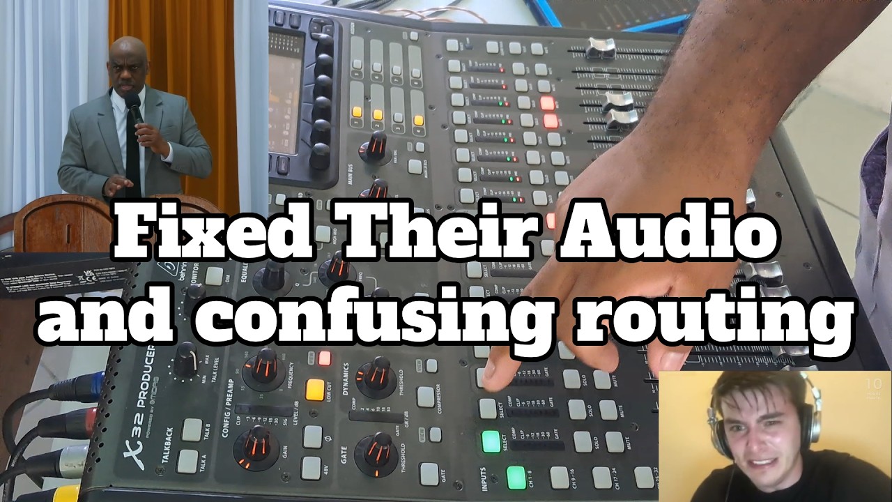 How I Fixed A Church's Audio And Met Pastor Randy Skeete! (Church Mix Fixing Ep.1)