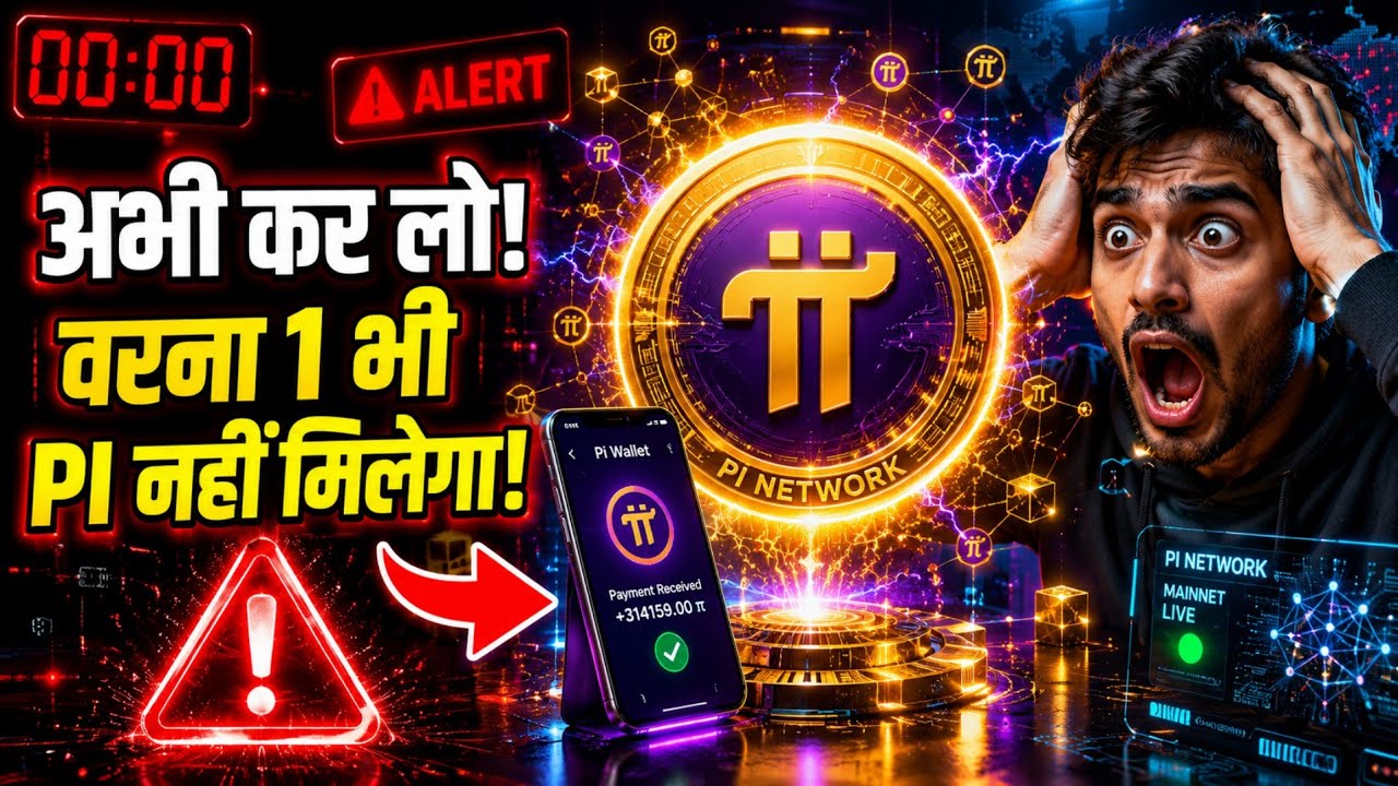 Pi Network का यह काम तुरंत कर लो, वरना एक भी Coin नहीं मिलेगा! 😱
