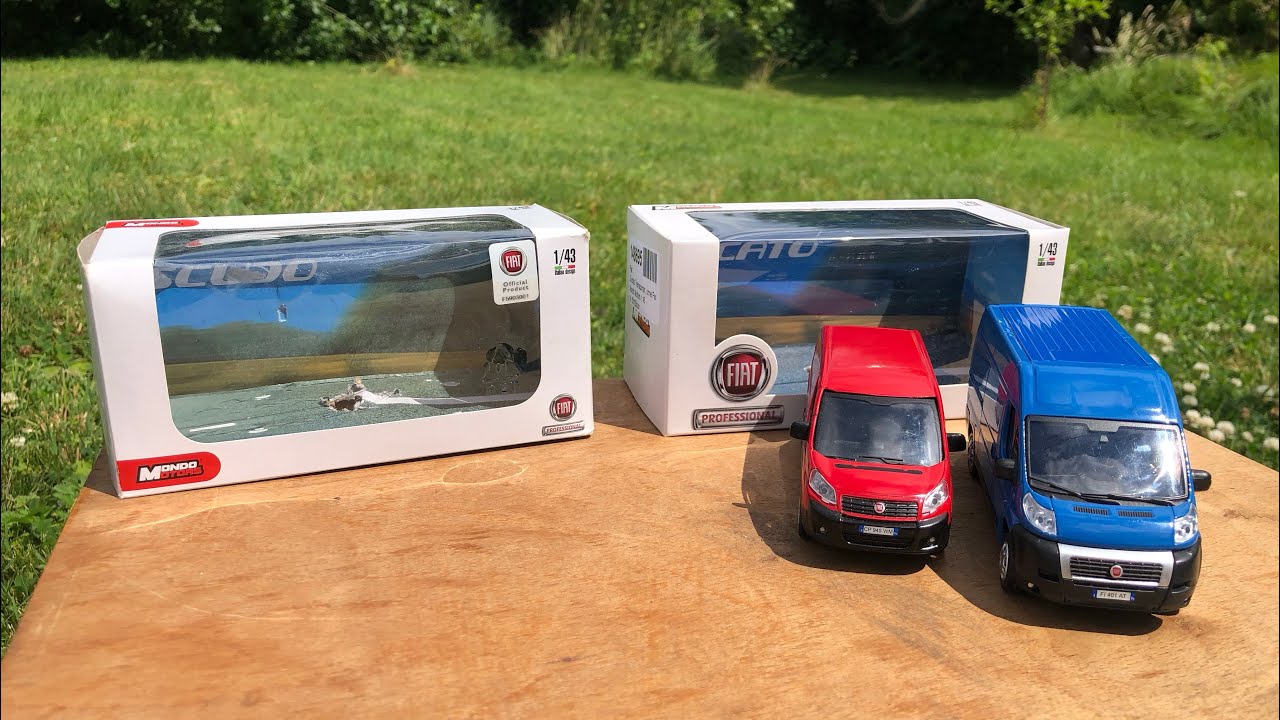 Fiat Ducato, Fiat Scudo, Mondo motors model. 1/43