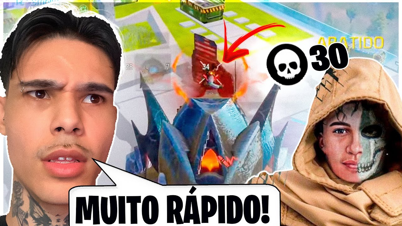 REAGINDO ao @GuiZinnYT NEM PARECE que ELE JOGA no CELULAR! 😱 - COD MOBILE
