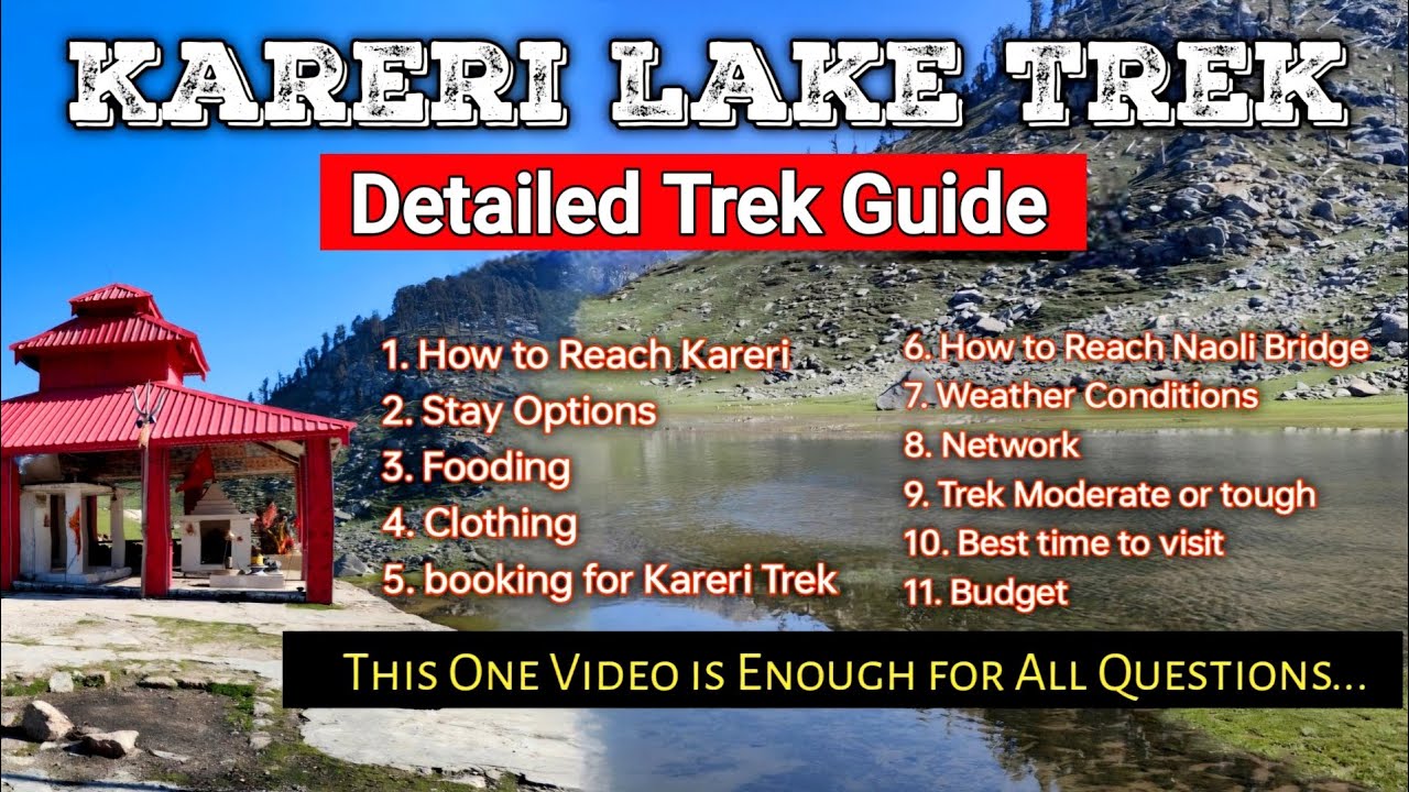 Kareri Lake Trek Complete Guide || How to Reach Kareri Lake Trek ? ||
