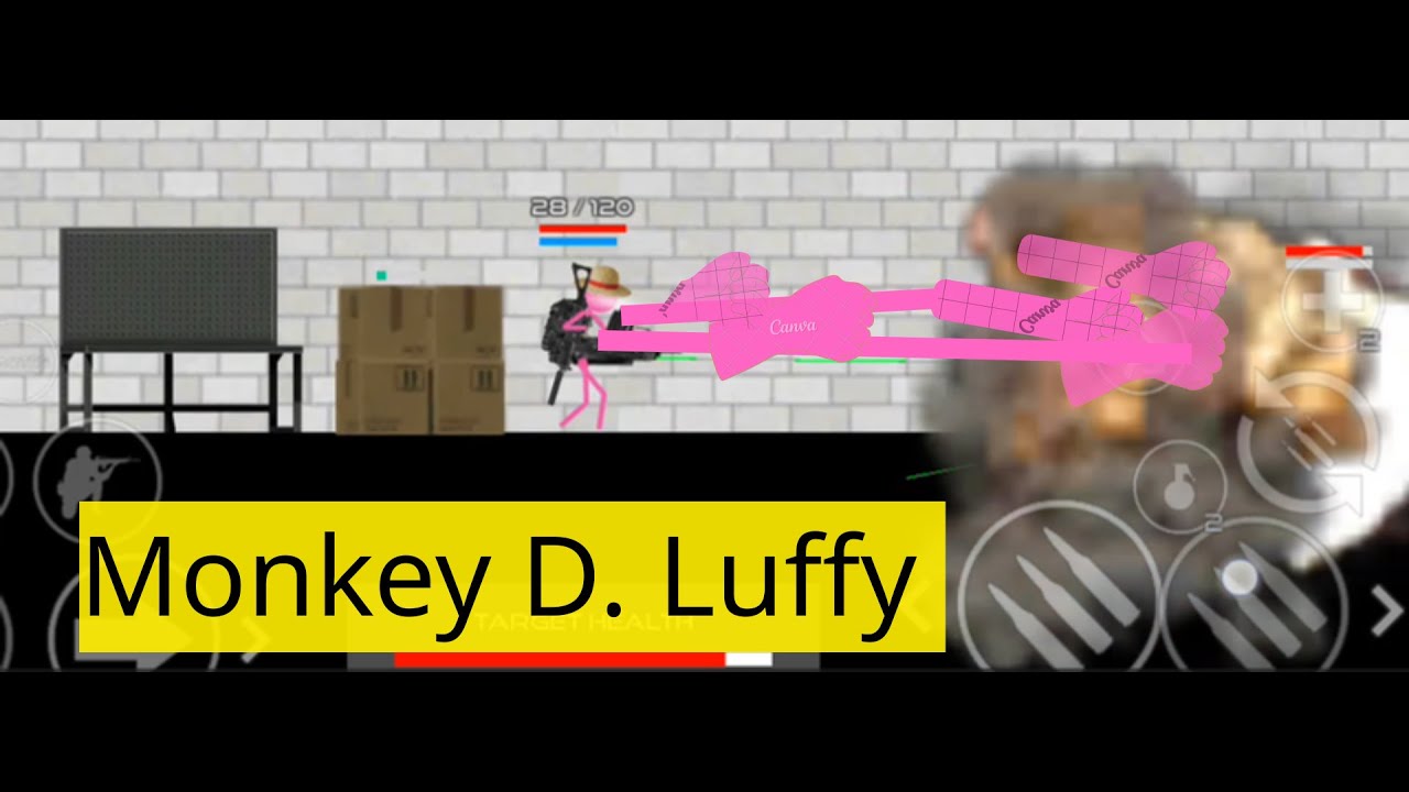 Monkey D. Luffy in Stick warfare blood strike