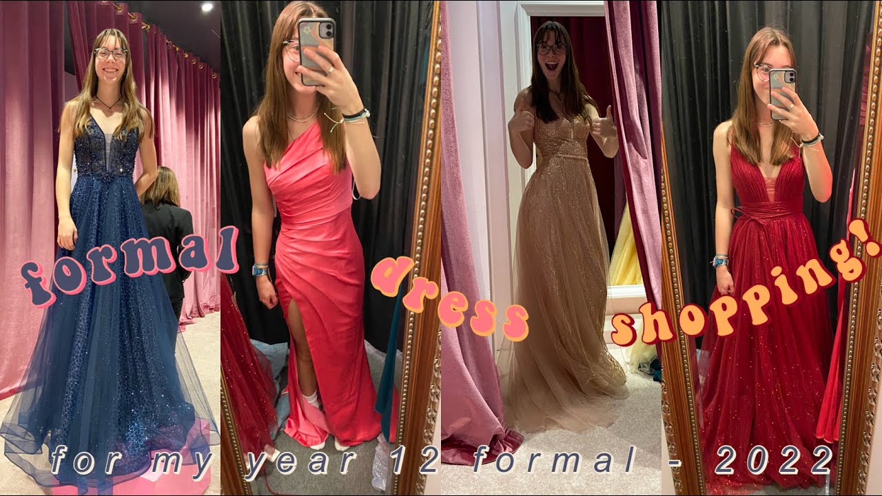 year 12 chronicles | come formal dress shopping w/ me! | for my year 12 formal