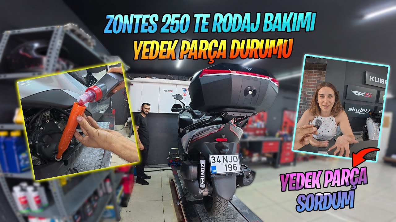 Zontes 250TE Rodaj Bakımı | Yedek Parça Durumu