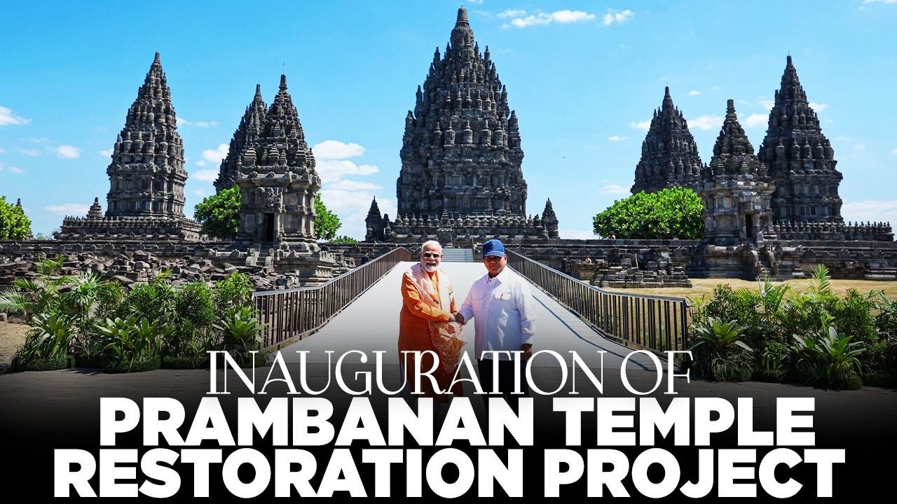 LIVE: PM Modi, President Subianto inaugurate the Prambanan Temple Restoration Project