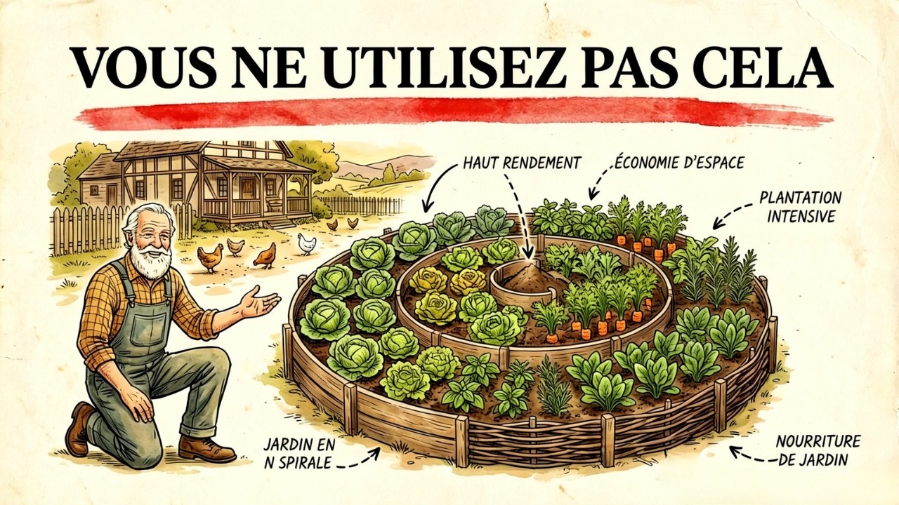 Un système de jardinage caché que peu utilisent aujourd'hui