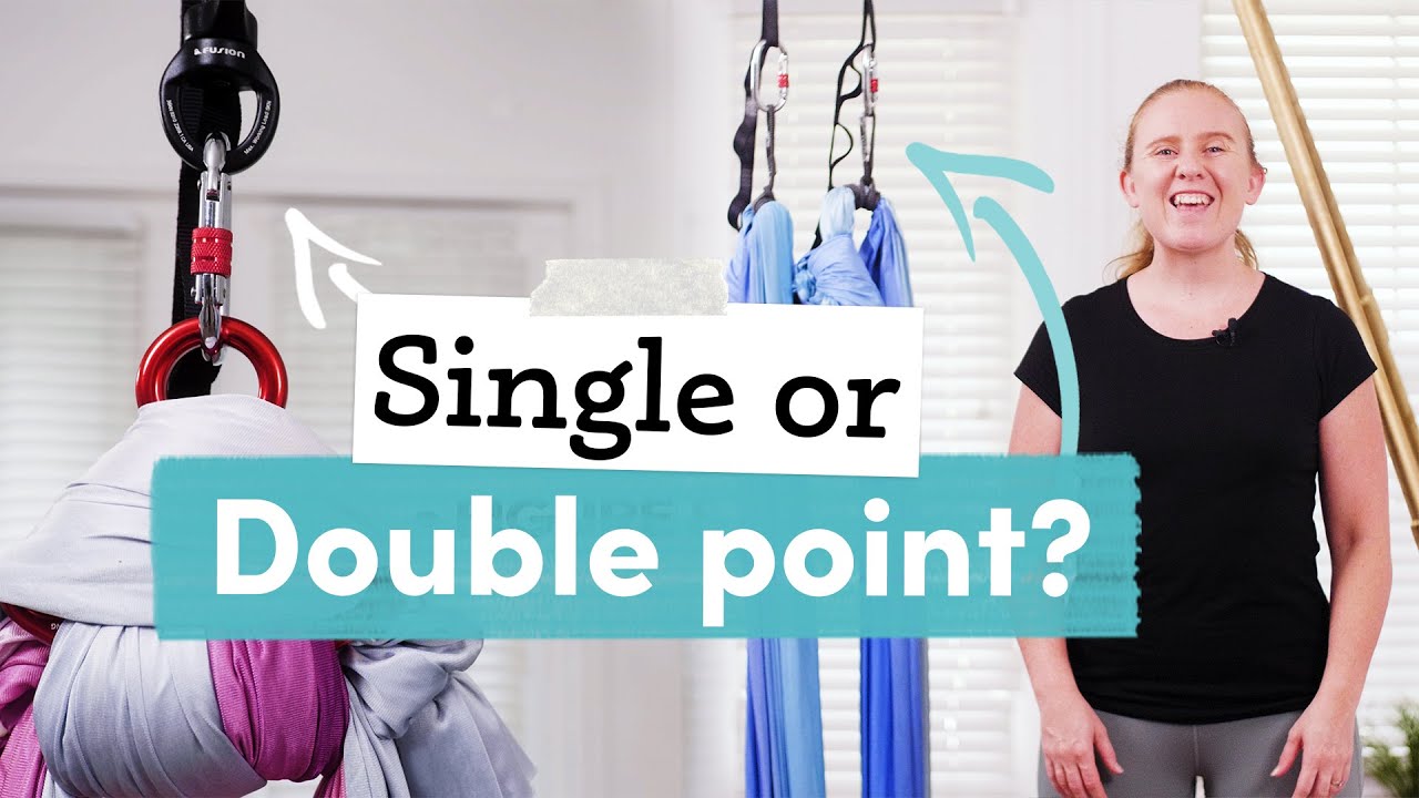 Воздушная йога — одна точка или две точки?