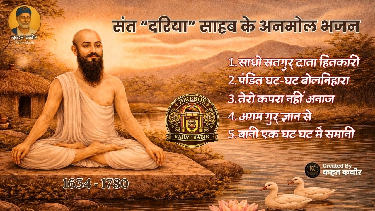 संत दरिया साहब के अनमोल भजन | Sant Dariya Sahab Best Bhajans jukebox by kahat kabir official channel