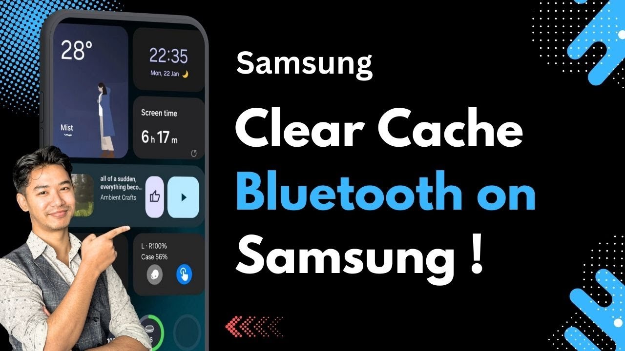 Как очистить кэш Bluetooth на Samsung (Android 12/Android 13 и более поздние версии)