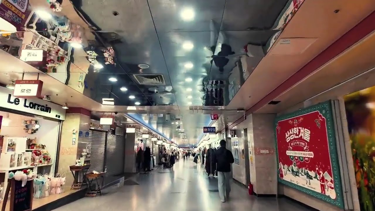 4K view Sourh Korea|Chencheon underground market