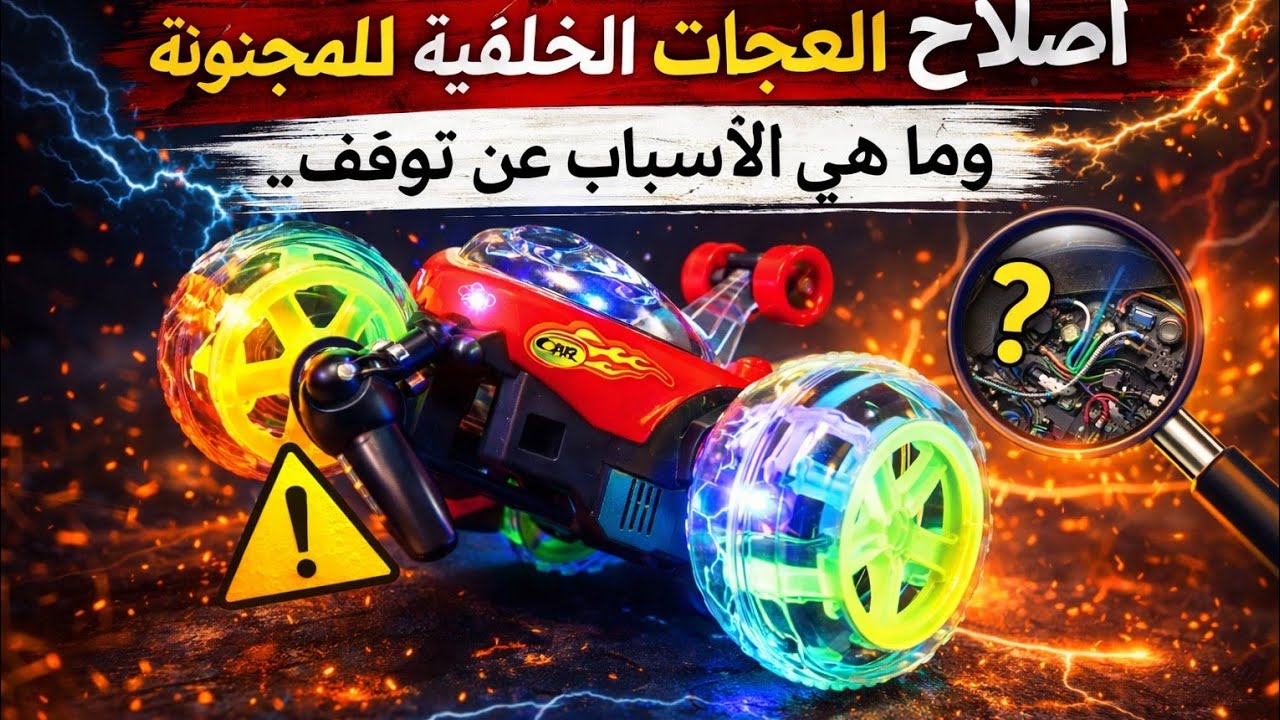 اصلاح  العجلات الخلفيه بالسياره المجنونه٠ وما هي الاسباب عن توقف العجلات الخلفيه