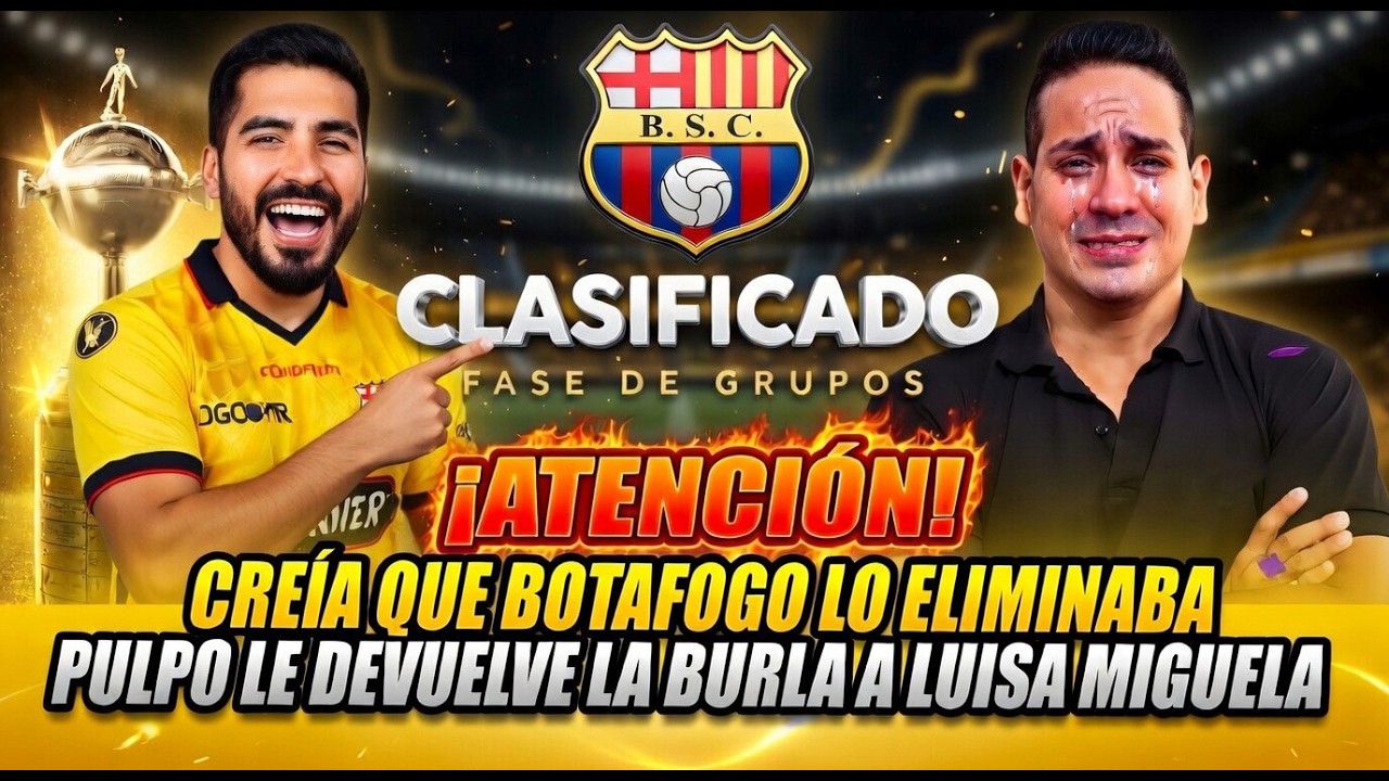 “Botafogo lo eliminaba… Pulpo le devuelve la burla a Luisa Miguela”