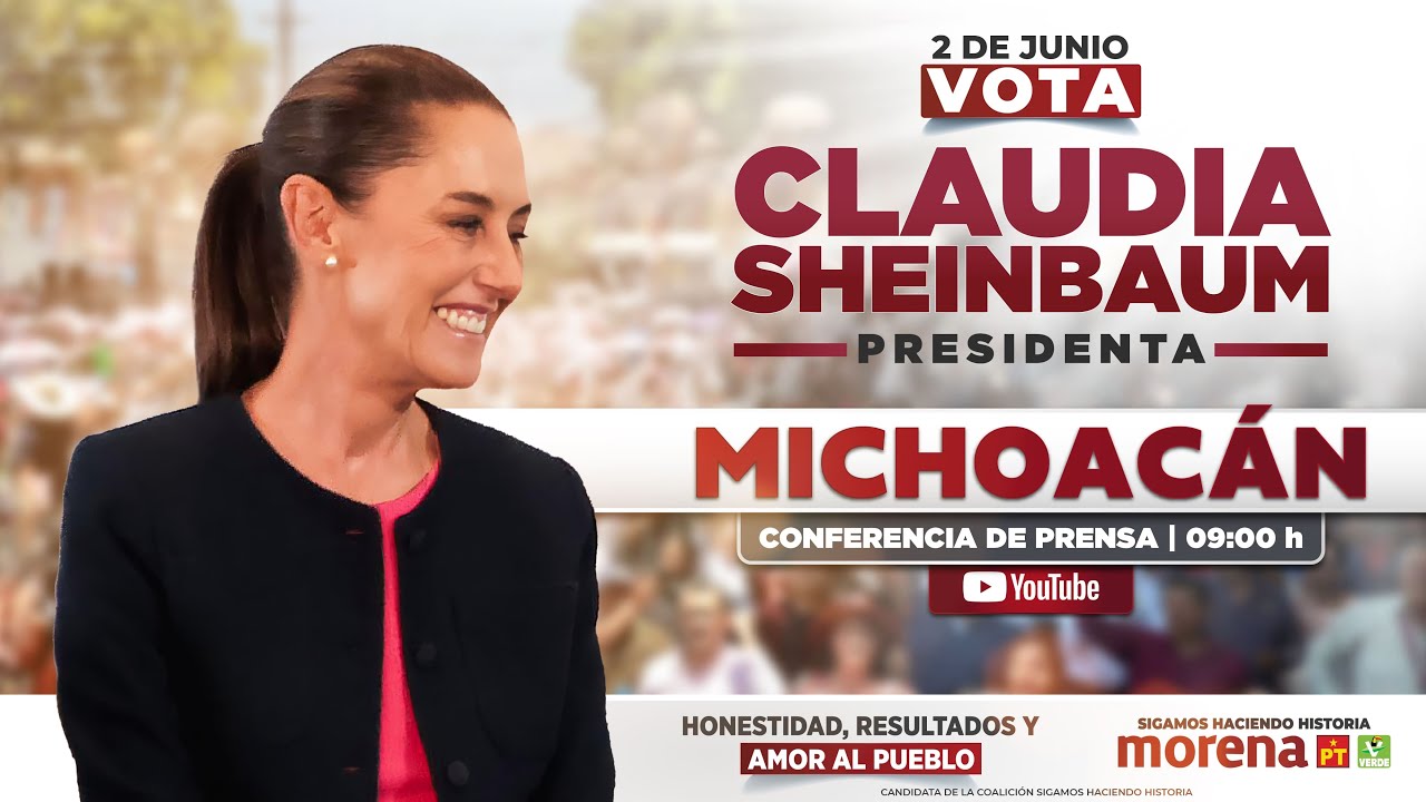 Conferencia de prensa desde Lázaro Cárdenas, Michoacán