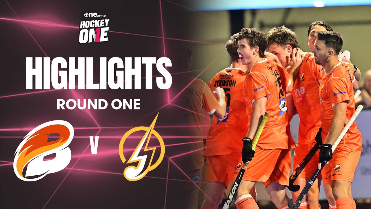 Brisbane Blaze v Perth Thundersticks Men's Highlights | ONE Active Hockey One League Round 1 2025