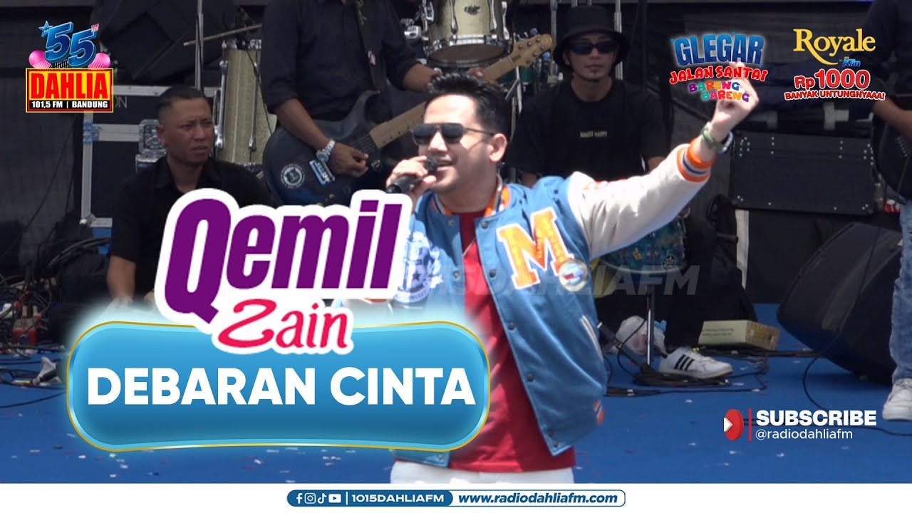 Qemil Zain - Debaran Cinta ( LIVE PERFORM 55 TH RADIO DAHLIA BANDUNG )