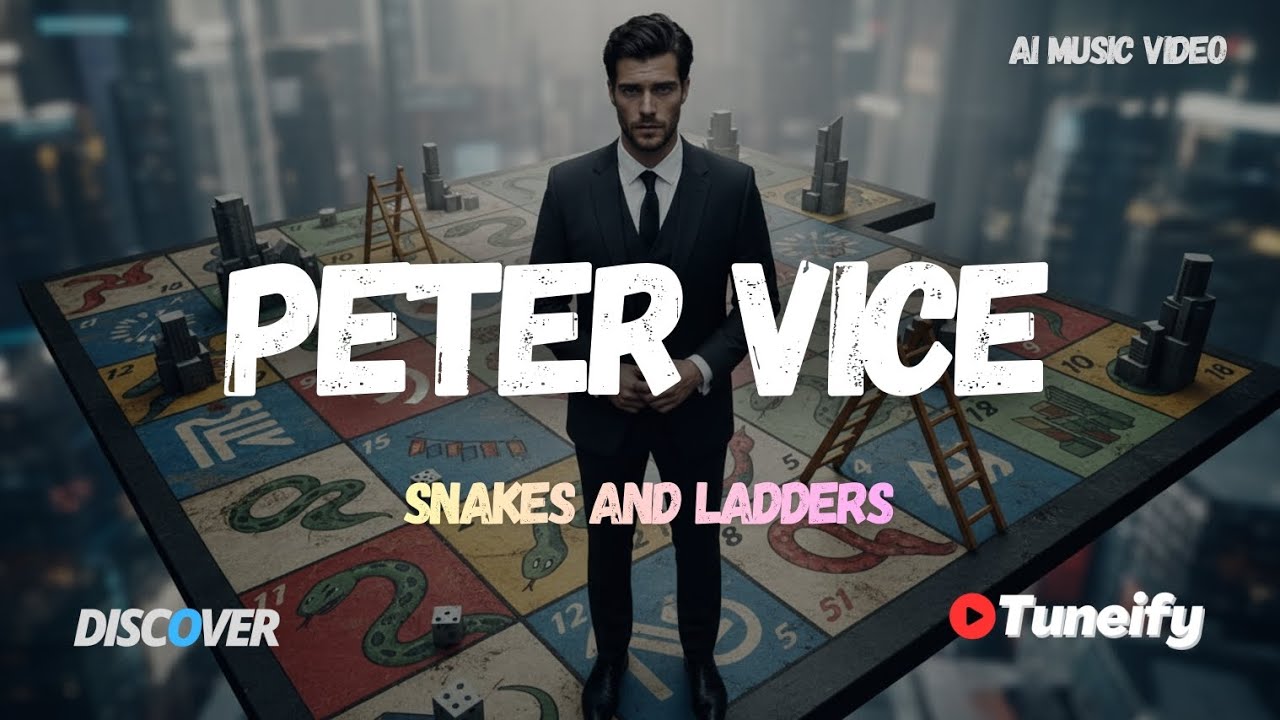 Snakes and Ladders – Peter Vice | Cinematic AI Music Video (80s Pop Rock) 