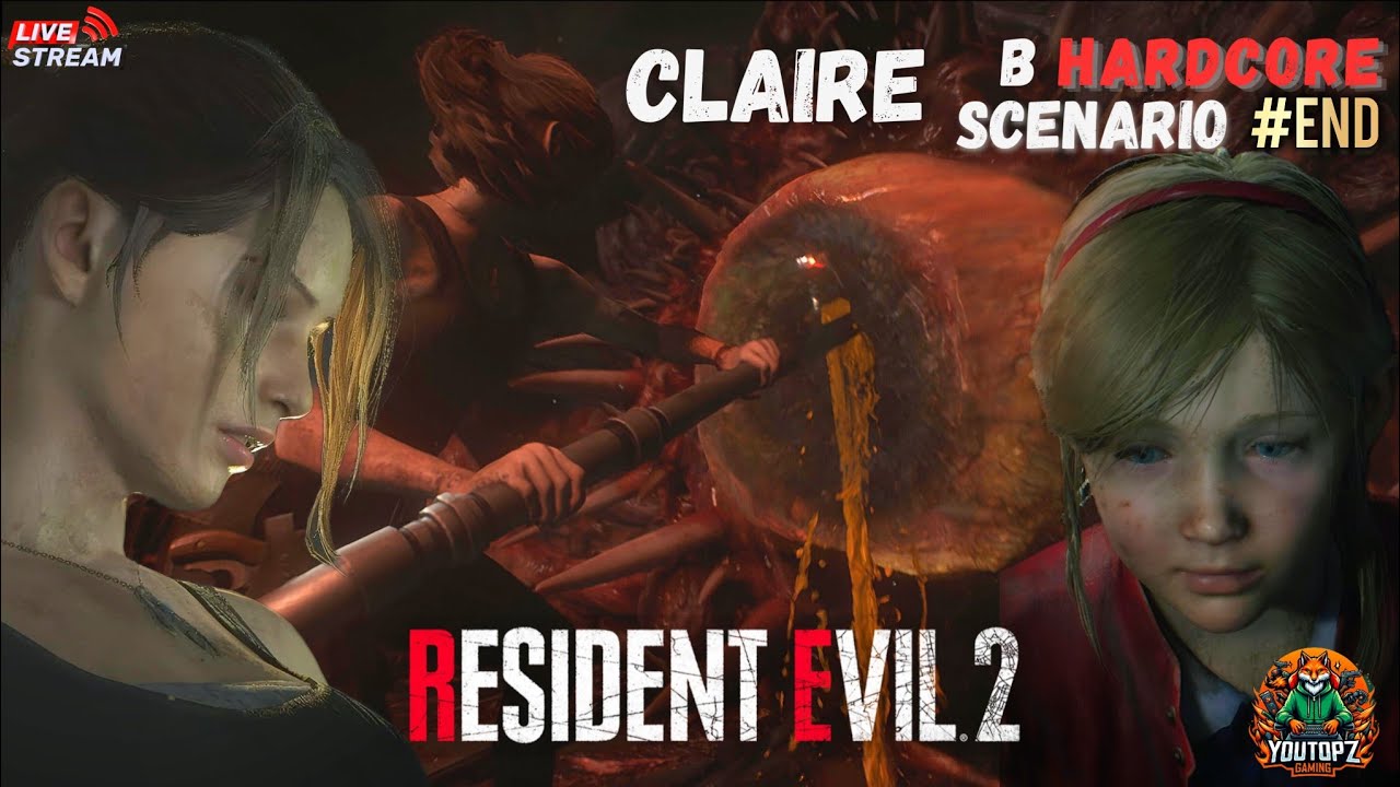 🔴KENANGAN RPD RACCOON CITY | RESIDENT EVIL 2 REMAKE (Claire) B 2nd Run #re2 #residentevil