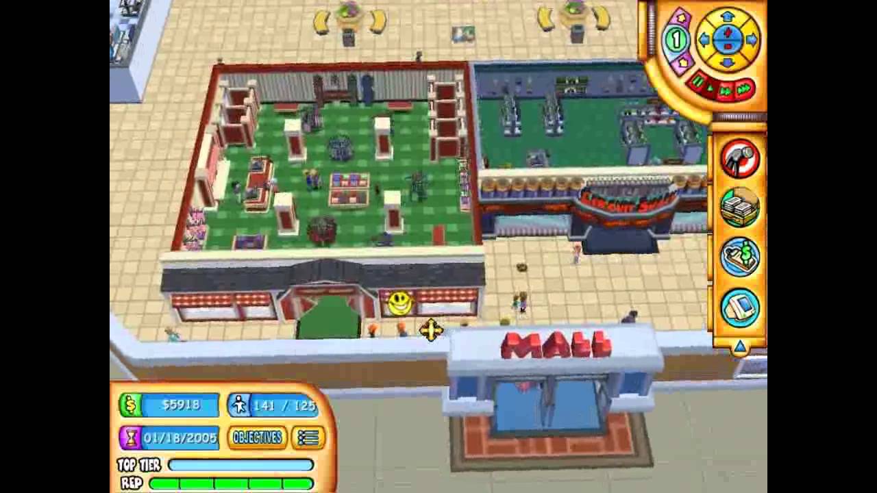 Let's Play Mall Tycoon 3 Medium Scenarios 1-10