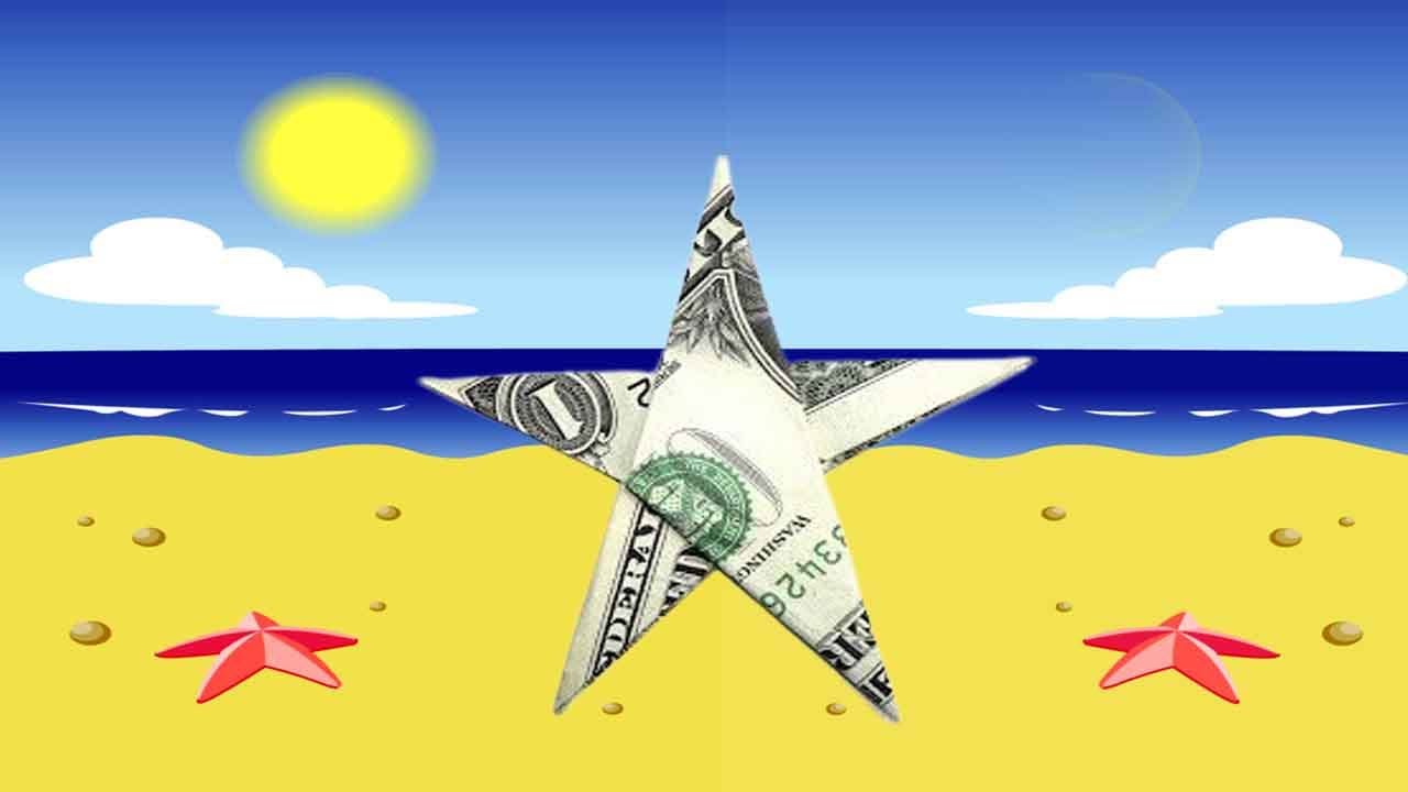 Phong Tran Origami | Dollar Bill Origami | Starfish - John Montroll | Money Origami
