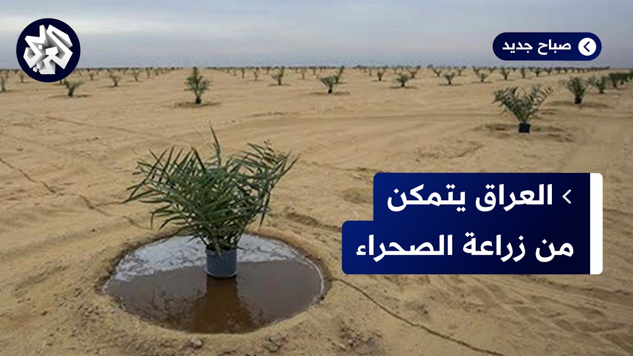العراق.. كيف نجحت الحكومة في استثمار المياه الجوفية لزراعة مساحات صحراوية؟