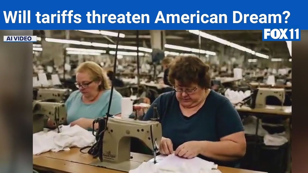 AI video simulates bleak America with Trump tariffs
