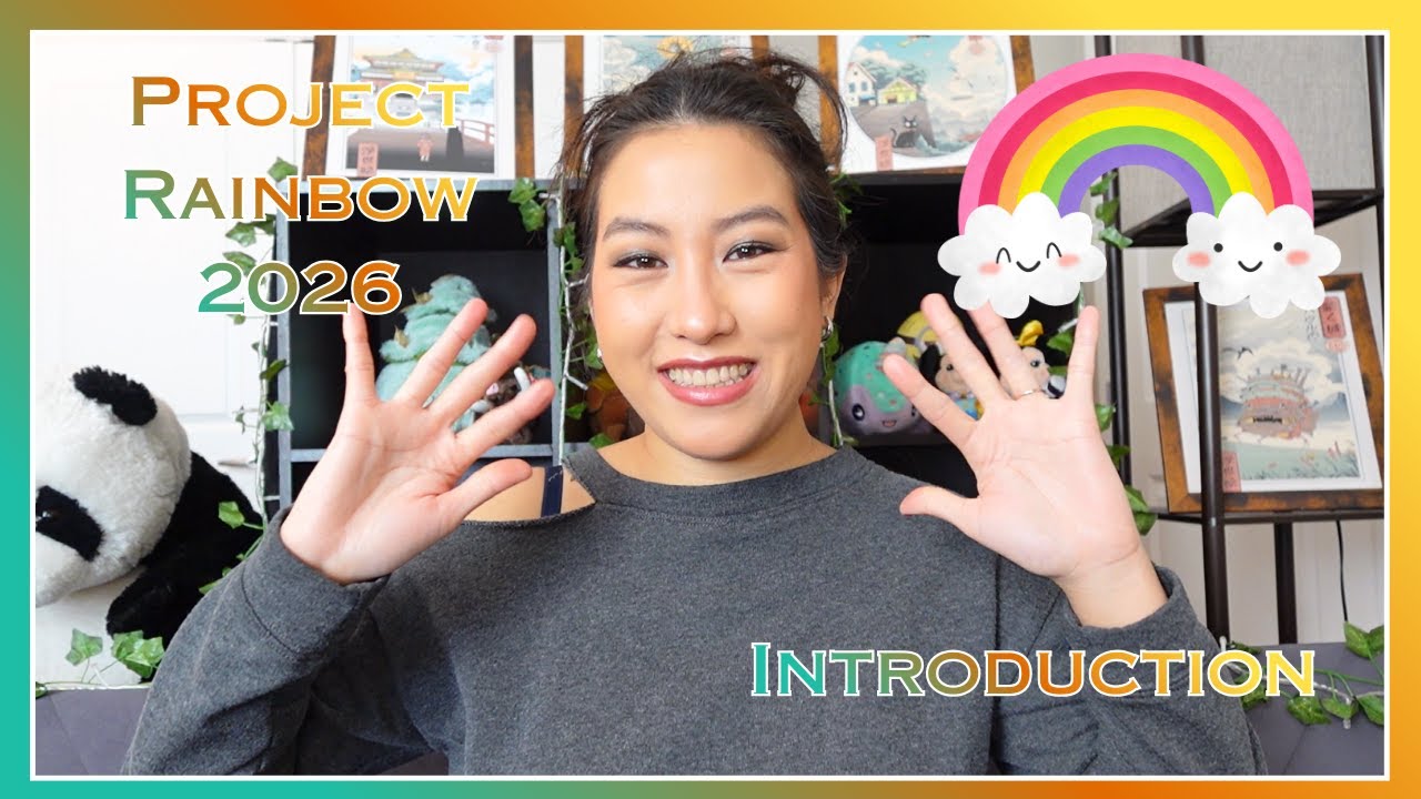 Meet My 2026 Project Rainbow Lineup 🌈✨