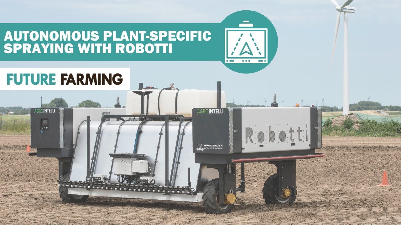 Autonomous plant-specific spraying with Robotti