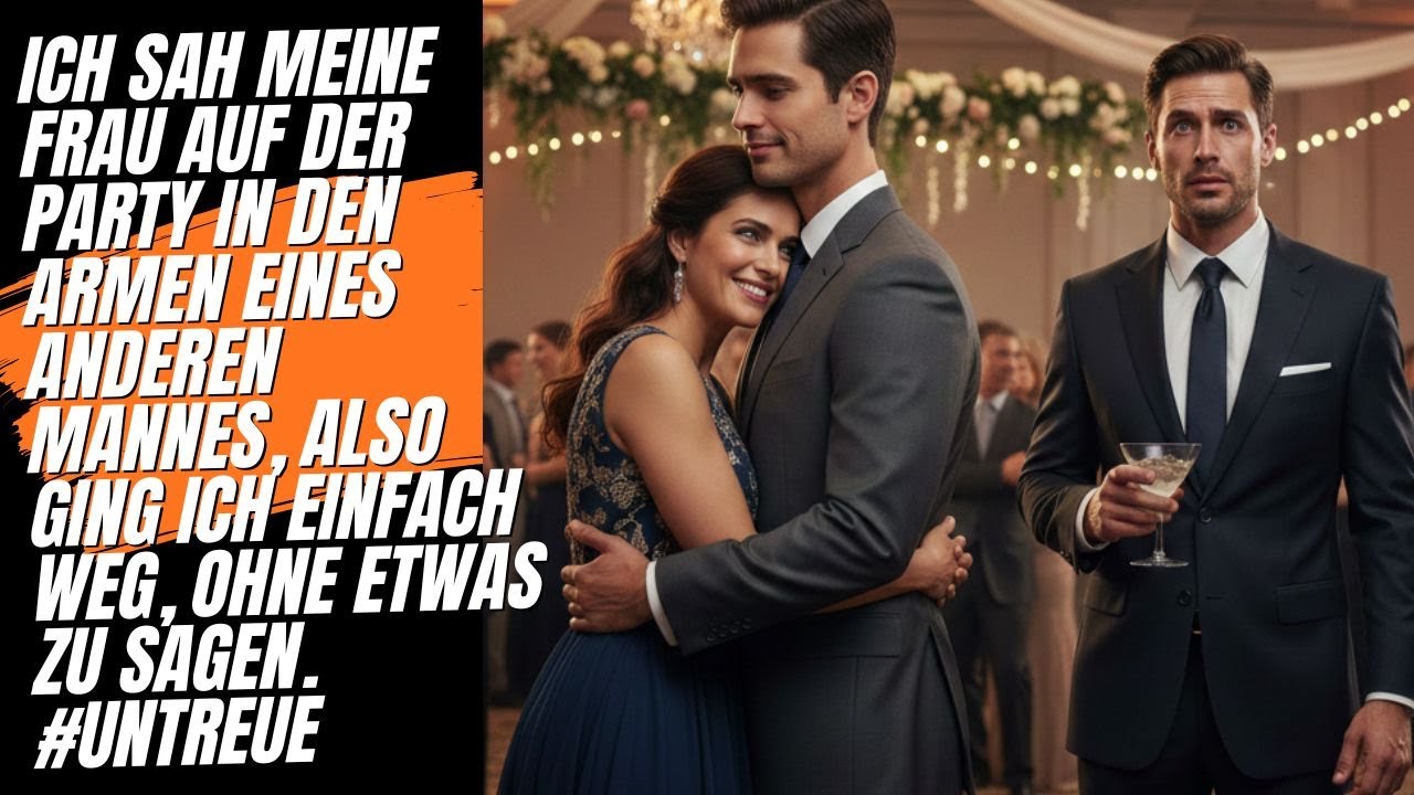 Ich sah meine Frau mit einem anderen Mann auf der Party – mein stiller Abgang veränderte alles.