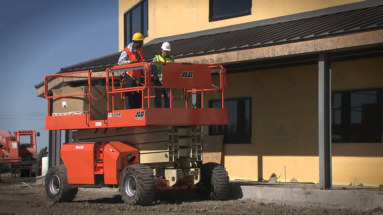 Upgraded Rough Terrain Scissor Lifts Power Through Rugged Job Sites : JLG