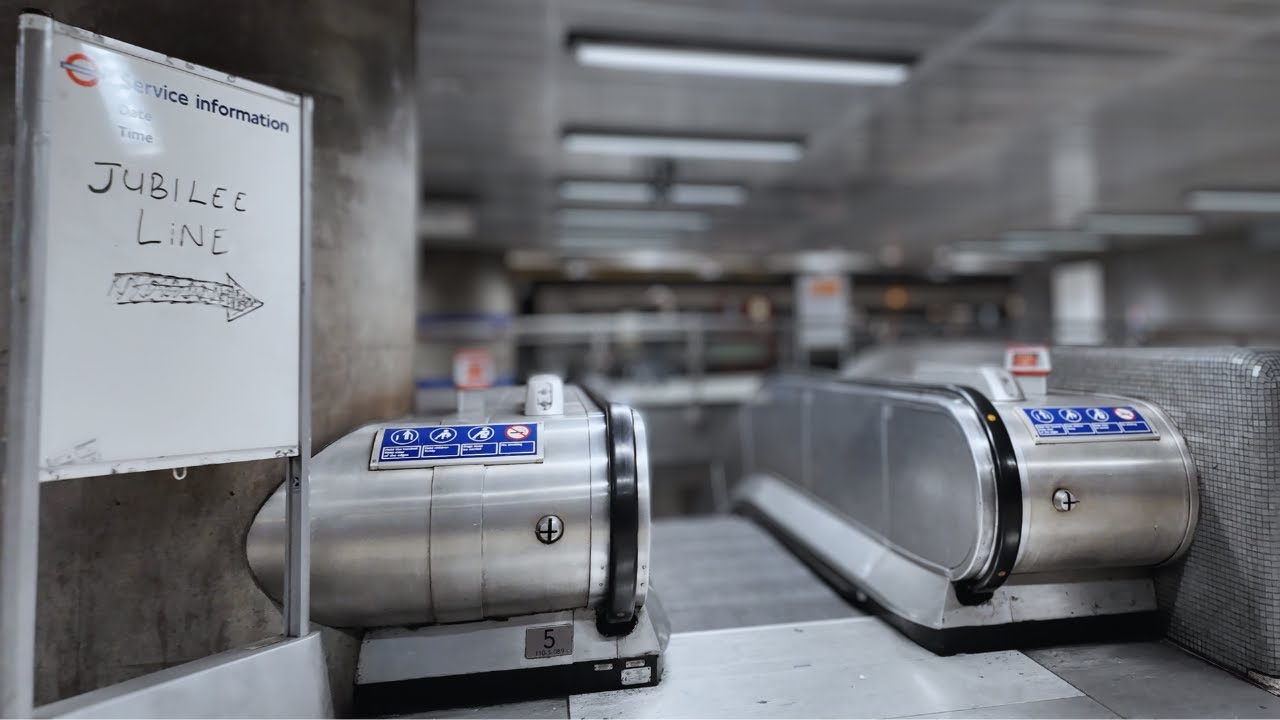6 KONE escalators at Canada Water London Underground station