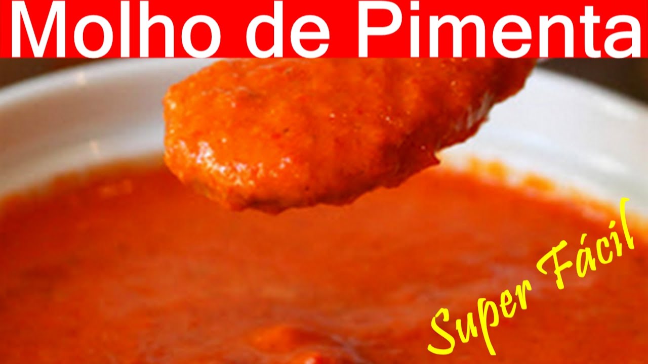Como fazer MOLHO DE PIMENTA Receita Super Fácil   COMO FAZER MOLHO DE PIMENTA # 47
