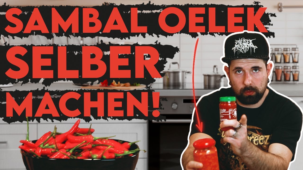DAS BESTE Sambal Oelek REZEPT - Sambal Oelek selber machen | Chili-Rezept EINFACH & SCHNELL