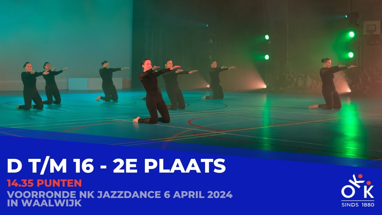 Voorronde NK Jazzdance 2024: D t/m 16 jaar - 2e plaats