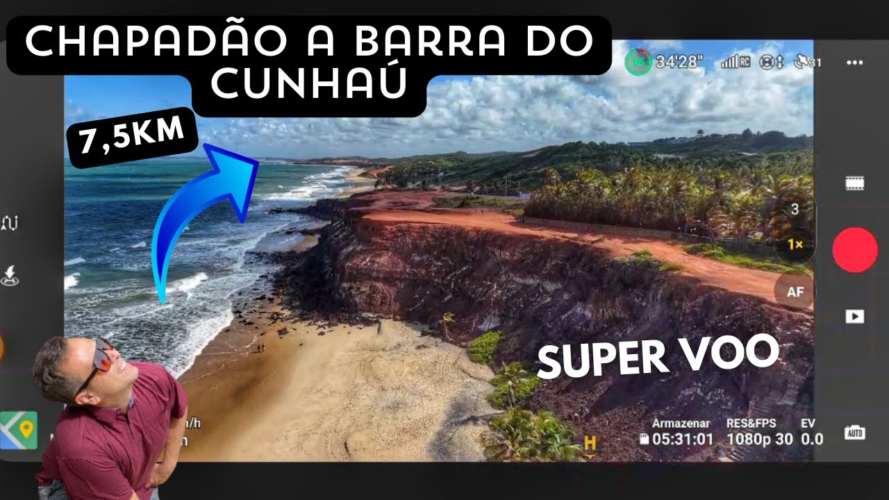 Super Voo do CHAPADÃO DE PIPA até BARRA DO CUNHAÚ